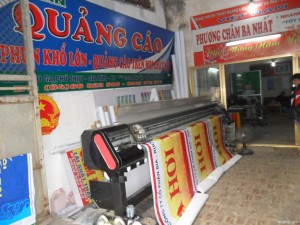 in quảng cáo