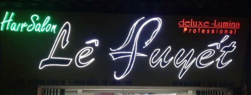 bien led, bien quang cao, bien led salon toc le tuyet