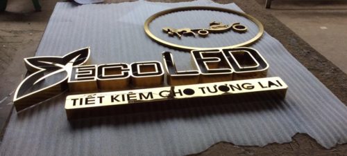 Biển quảng cáo chữ Inox