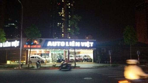 Biển quảng cáo oto đẹp