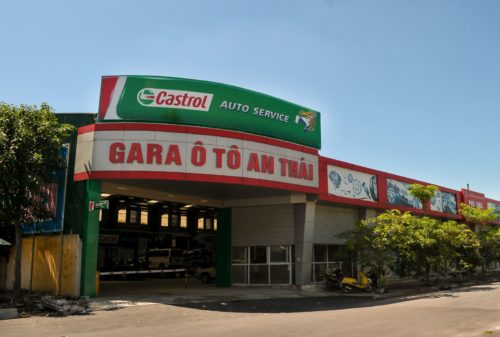 Mẫu biển quảng cáo oto An Thái