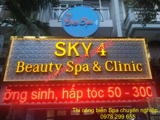 Biển quảng cáo Beauty spa Clinic